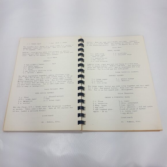 Vintage 1970s Cookbook Scandia Lutheran Church Women Armena Alberta Camrose AB - Picture 12 of 16